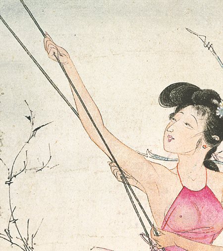 博爱-胡也佛的仕女画和最知名的金瓶梅秘戏图